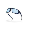 Oakley Lateralis Sunglasses - Prizm Deep Water Polarized Lenses - Matte Transparent Blue Frame