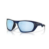 Oakley Lateralis Sunglasses - Prizm Deep Water Polarized Lenses - Matte Transparent Blue Frame