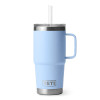 Yeti Rambler 25 Oz Straw Mug Big Sky Blue