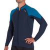 NRS Men's HydroSkin 0.5 Jacket - Navy/Mykonos