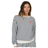 Salty Crew  Women's Schooner Crew-Neck Pullover - Bright Navy - Front