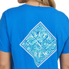 Salty Crew Women's Tipped B.F. Tee - Bold Blue - back graphic