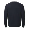 Musto Men's Original Crew Navy Knit, back
