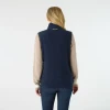 Musto Women's Fenland 200 Polartec Navy Vest, model back