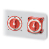 Blue Sea E-Series Dual Circuit Plus Battery Switch - 350A - Off (1+2) - Red