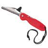 Palm Kayak Folding Knife - Red - Side View