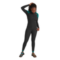NRS Women's HydroSkin 1.5 Pant - Black/Harbor Lifestyle_1