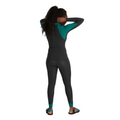 NRS Women's HydroSkin 1.5 Pant - Black/Harbor Lifestyle_2