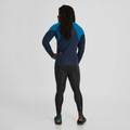 NRS Men's HydroSkin 0.5 Long-Sleeve Shirt - Navy/Mykonos