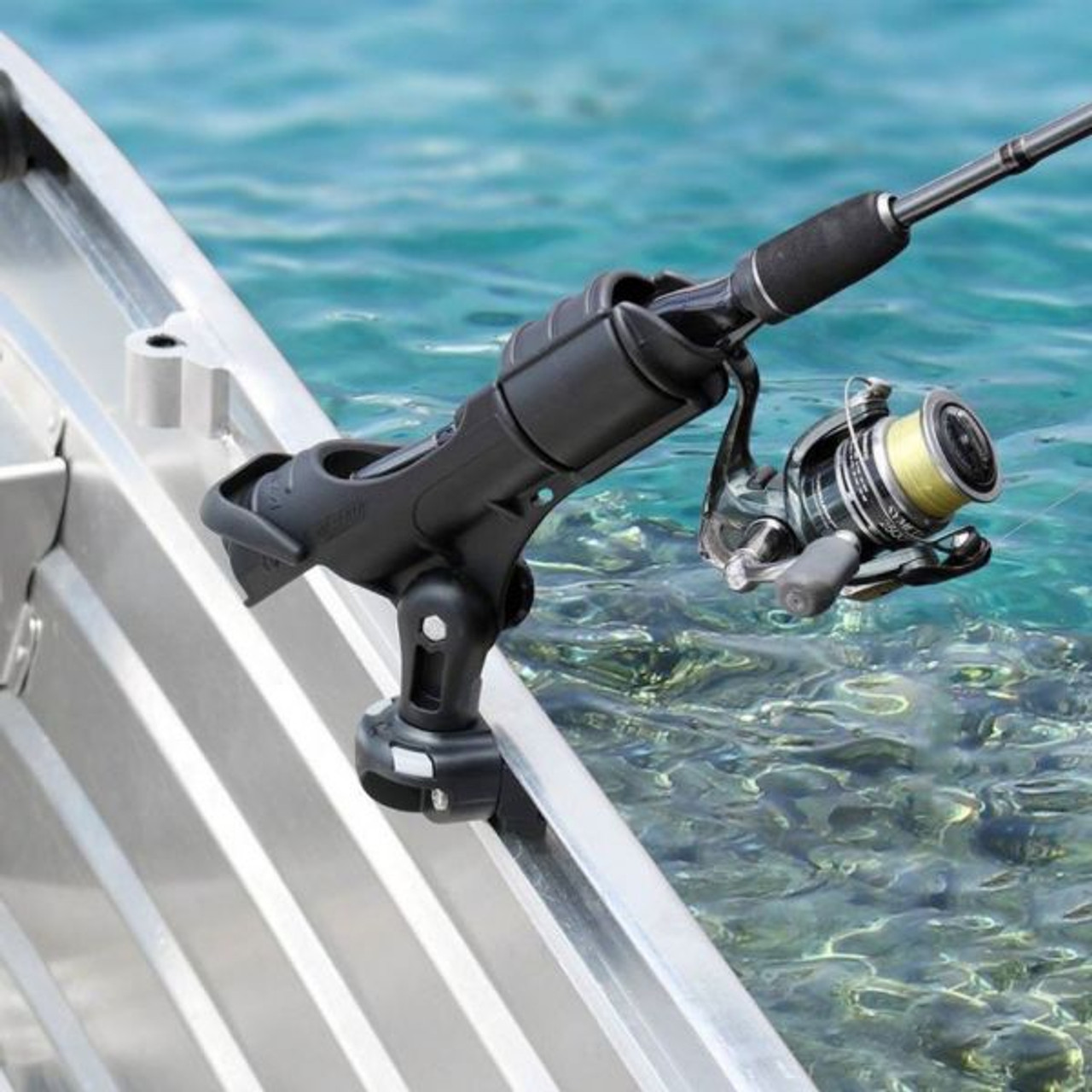 360° Adjustable Kayak Fishing Rod Holder with T-Shaped Screw