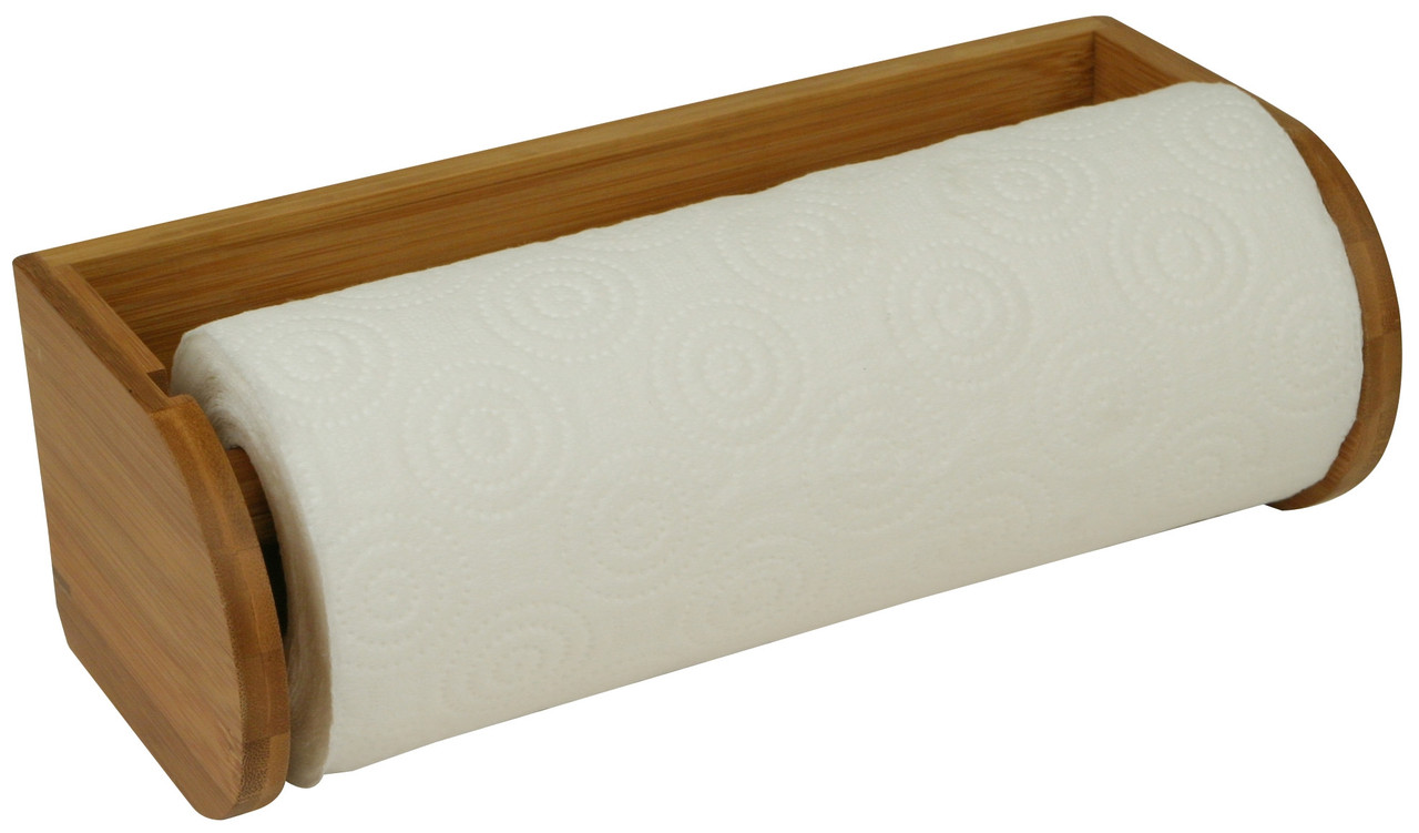 Plastimo Bamboo Paper Towel Holder