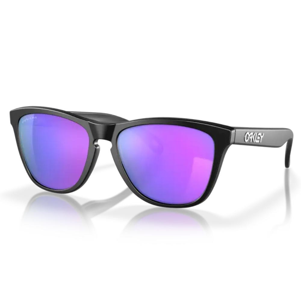 Oakley Frogskins Sunglasses Matte Black Prizm Violet Buy Online - Main Image