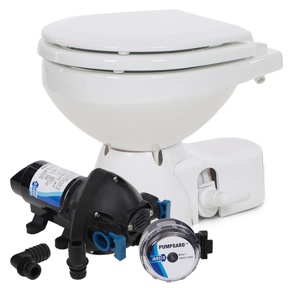 Jabsco Electric Marine Toilet - Regular Bowl - 24V