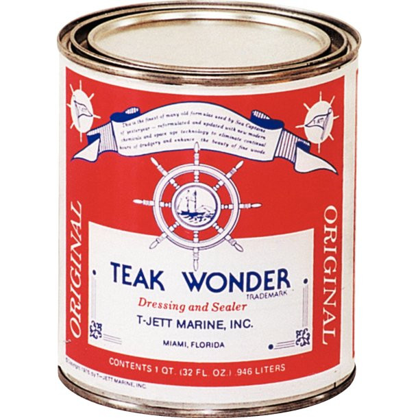 Teak Wonder Dressing-Sealer. Protège le teck et conserve l'aspect doré