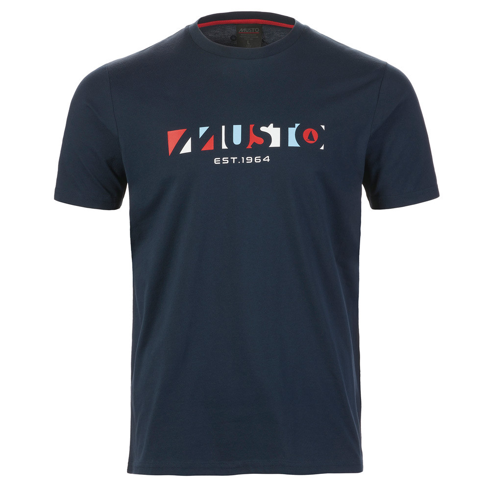 Musto Men's 1964 Short Sleeve Navy T-Shirt - Main Image