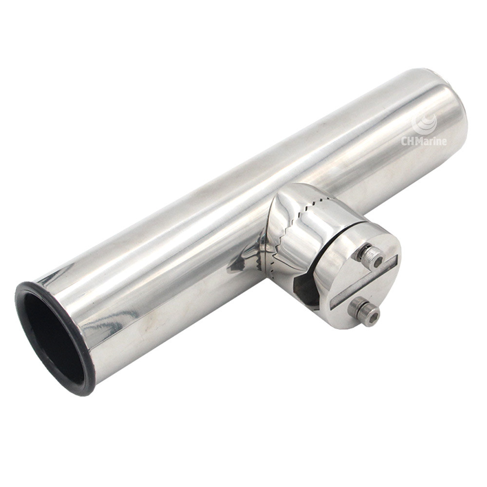 Sowester Stainless Rail Mounted Rod Holder Suits 22-25mm Rail