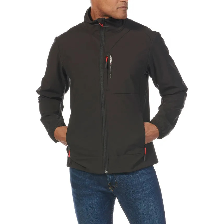 Musto Men's Black Evolution Softshell Full Zip Jacket