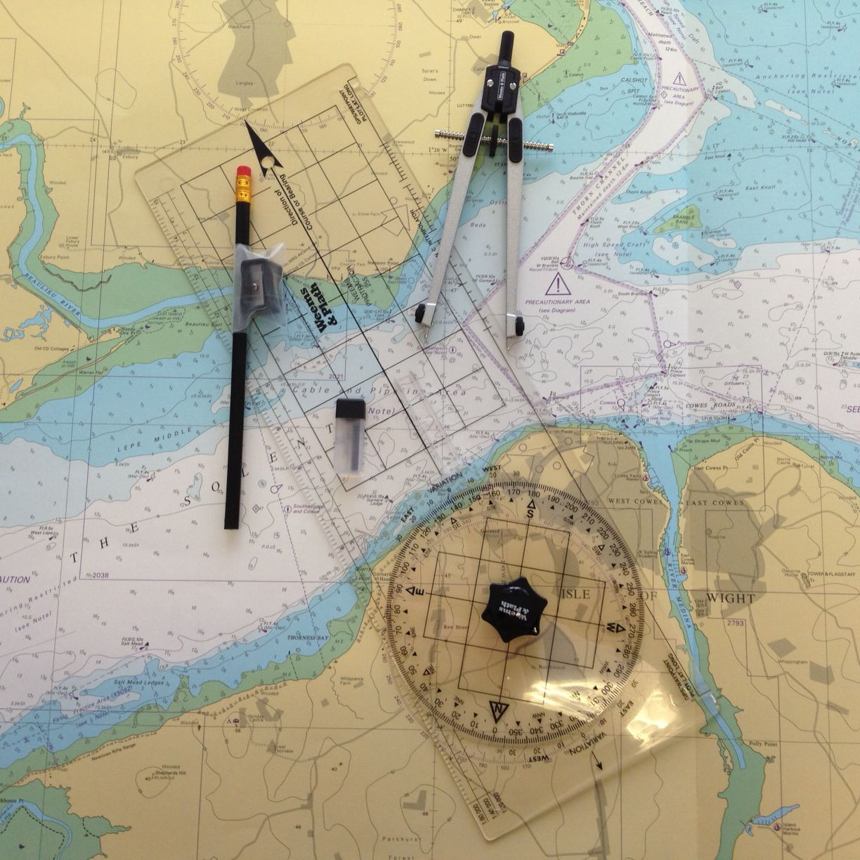 Navigation Chartwork Weems & Plath Ultralight Chartwork Kit l Dividers -Plotter - Pencil ...