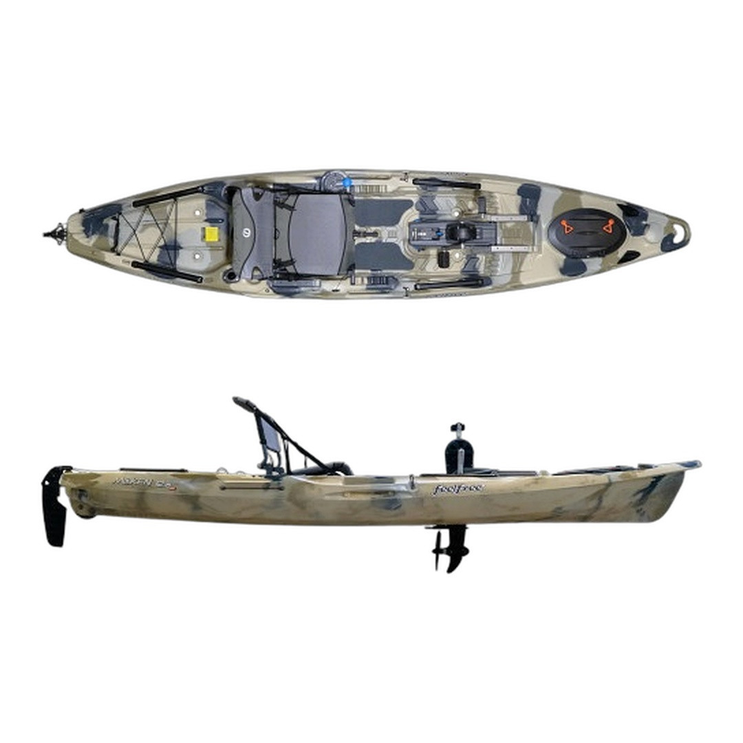 FeelFree Moken 10 Angler Pedal Kayak | Compact Pedal Fishing Kayak