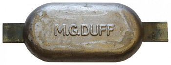 MG Duff Weld On Hull Anode MD80 - Magnesium MG Duff Weld On Hull Anode MD80 - Magnesium