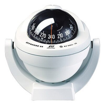 Plastimo Bracket Black Flat Card Offshore 95 Compass - White