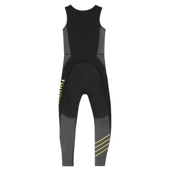 Musto Foiling Thermocool Impact Wetsuit - Men - Dark Grey / Black - Back View