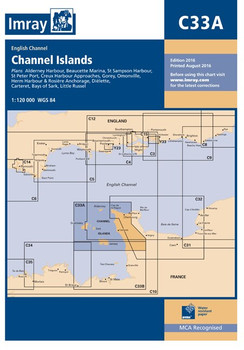 Imray C33A Channel Islands (North) Chart