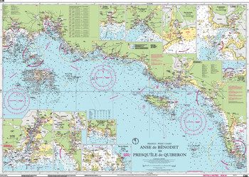 Imray C36 île Douessant To Raz De Sein Chart Ch Marine - 