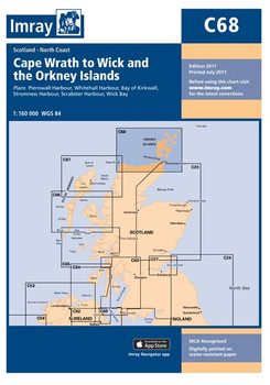 Imray C68 Cape Wrath to Wick and the Orkney Islands Chart