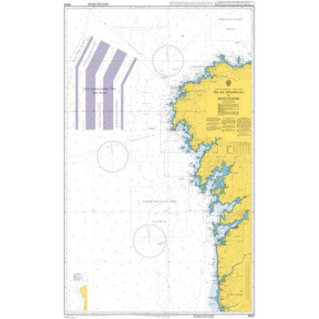 ADMIRALTY Chart 3633: Islas Sisargas to Montedor