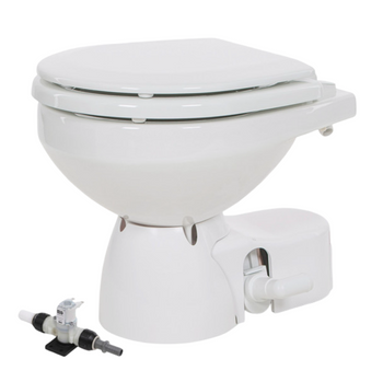 Jabsco Quiet Flush E2 Electric Toilet - Regular Bowl  12V  38045-4192