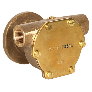 Jabsco Flexible Impeller Bronze Pump - 20 - 3/8" BSP - Flange with Clamp
