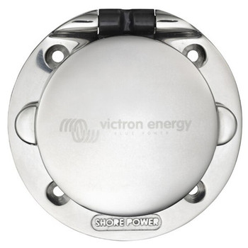 Victron Energy Power Inlet Stainless Steel with Cover - 16A