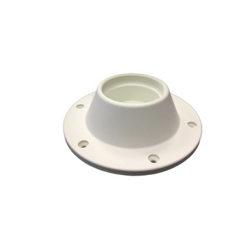 Nuova Rade Deck-Mount Bottom Plate for Table White