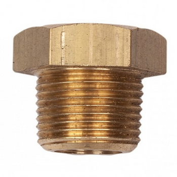 MG Duff Threaded Brass Plug - 1/4" NPT Thread