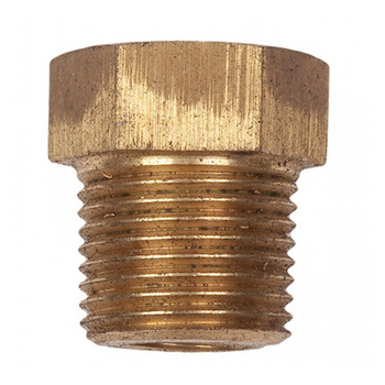 MG Duff Threaded Brass Plug PP375B - 3/8" NPT Thread