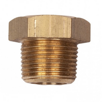 MG Duff Threaded Brass Plug PP500B - 1/2" NPT Thread