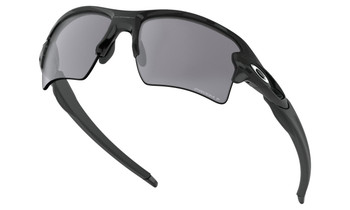 Oakley Flak 2.0 XL Sunglasses - Polished Black / Prizm Black Polarized Lower Angle