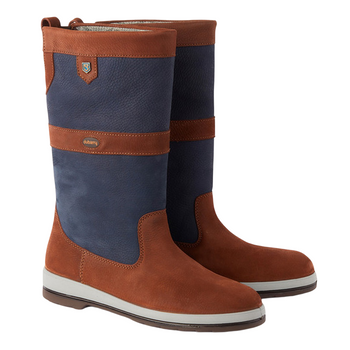 Dubarry Ultima Sailing Boots - Navy/Brown