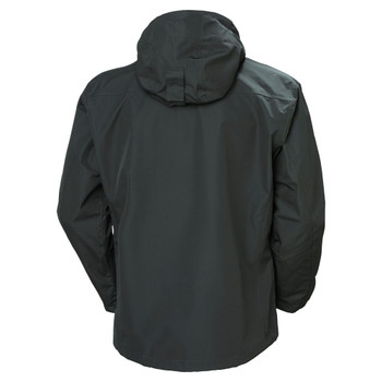 Helly Hansen Workwear Manchester Shell Jacket - Dark Grey - back