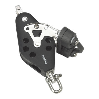Barton Size 2  Double Fiddle Block  -Cam, Swivel Shackle Eye and Becket BN02631
