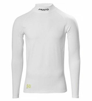 Musto Sunblock L/Sleeve Rash Guard- White