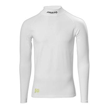 Musto Sunblock L/Sleeve Rash Guard- White
