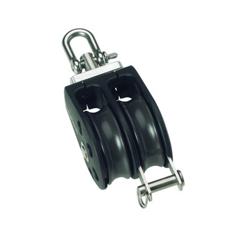 Markussens KT-NEG Blocks - Double Nylon Sheave with Swivel Eye