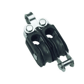 Barton Ball Bearing Size 0 Double Fixed Eye & Becket Block