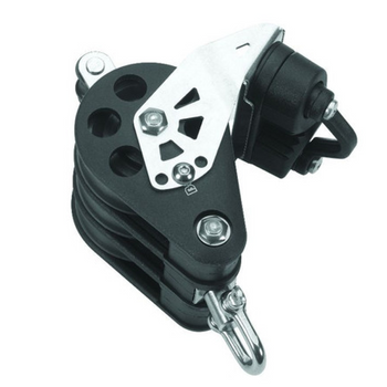 Barton Ball Bearing Size 7 Triple Swivel,  Becket & Cam Block