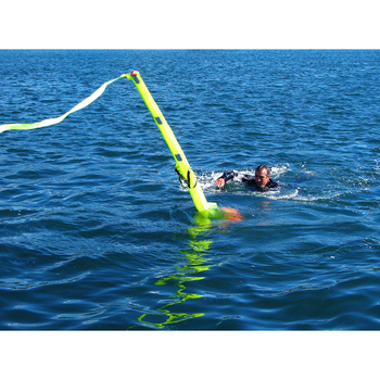 SOS Inflatable Rescue Dan Buoy with Webbing straps