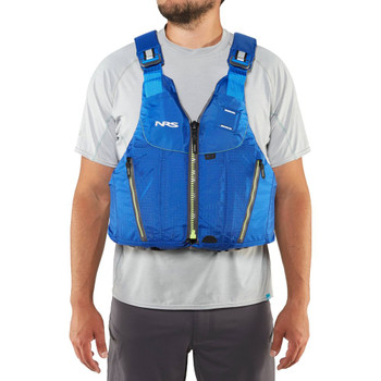 NRS Oso PFD, blue on model