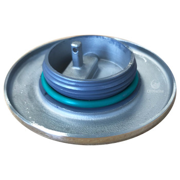 Roca stainless steel filler cap with Handle - Waste Water - thread