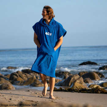 Gill Changing blue robe - lifestyle